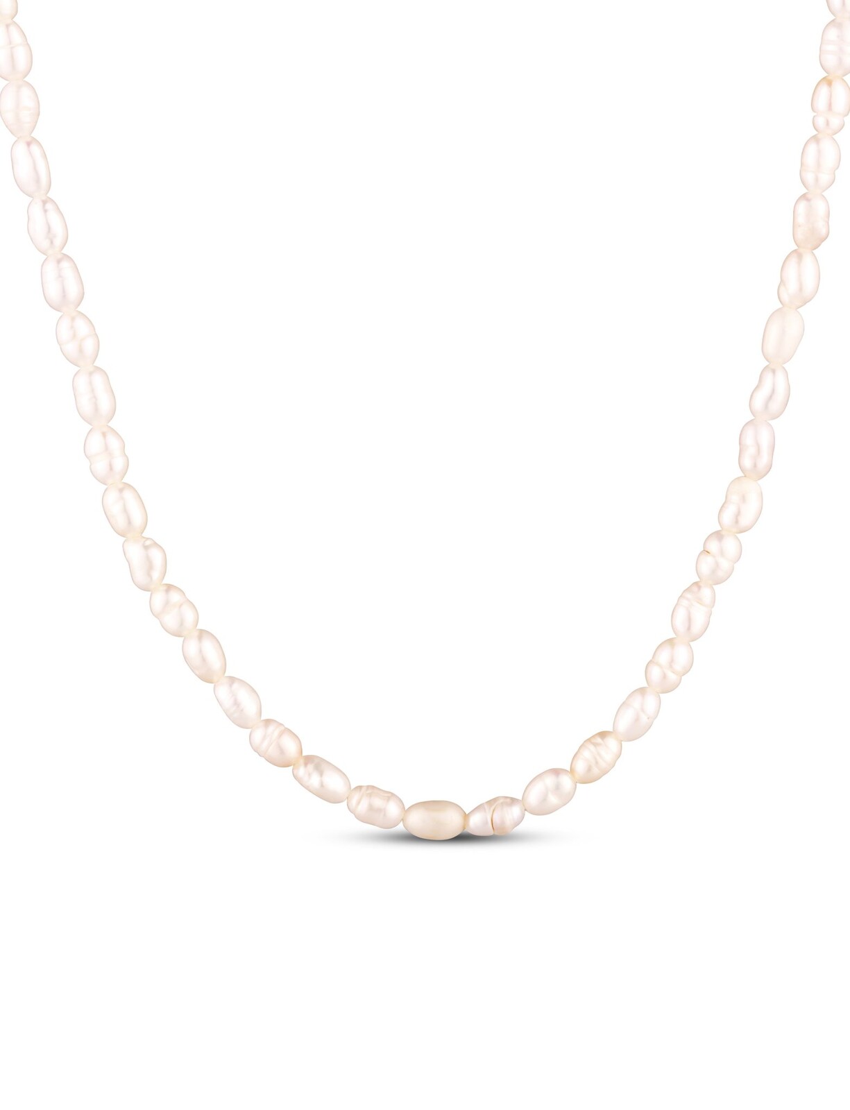 Strieborný náhrdelník Mireya s perlami