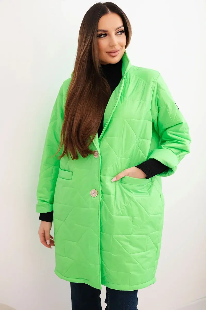 Kesi Włoski Plus Size prešívaná bunda