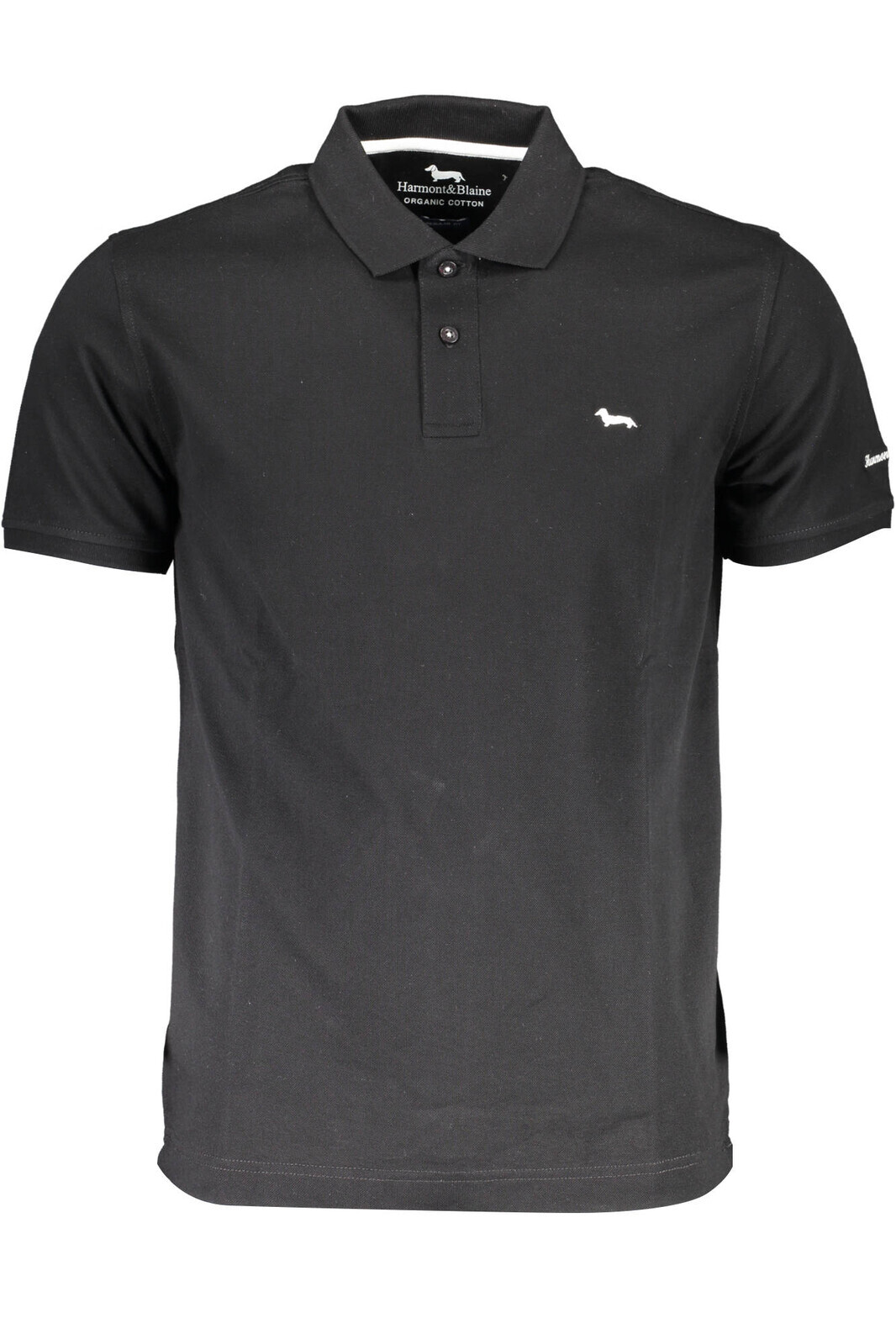 Čierne pánske polo tričko Harmont & Blaine