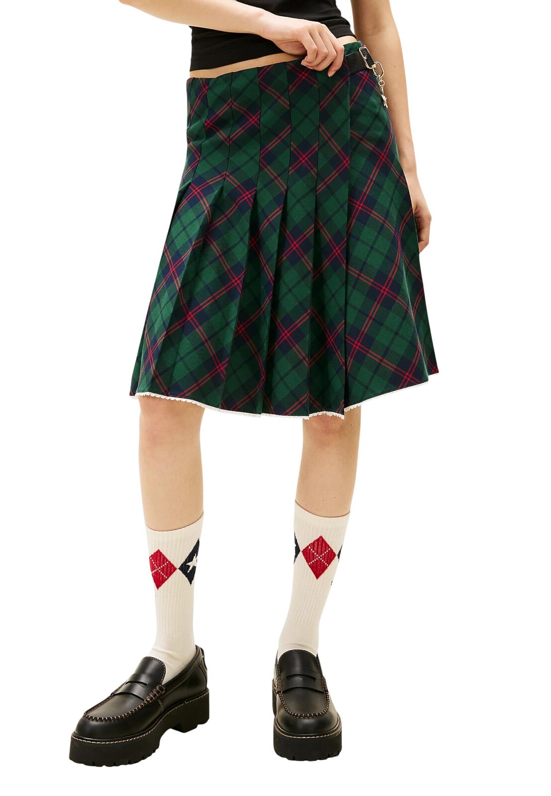 Tommy Hilfiger károvaná sukňa