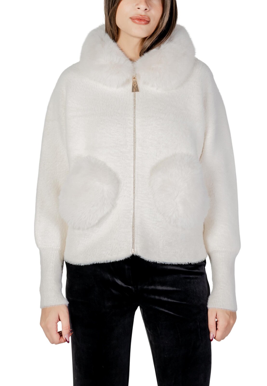 Biela zimná bunda Ayfee