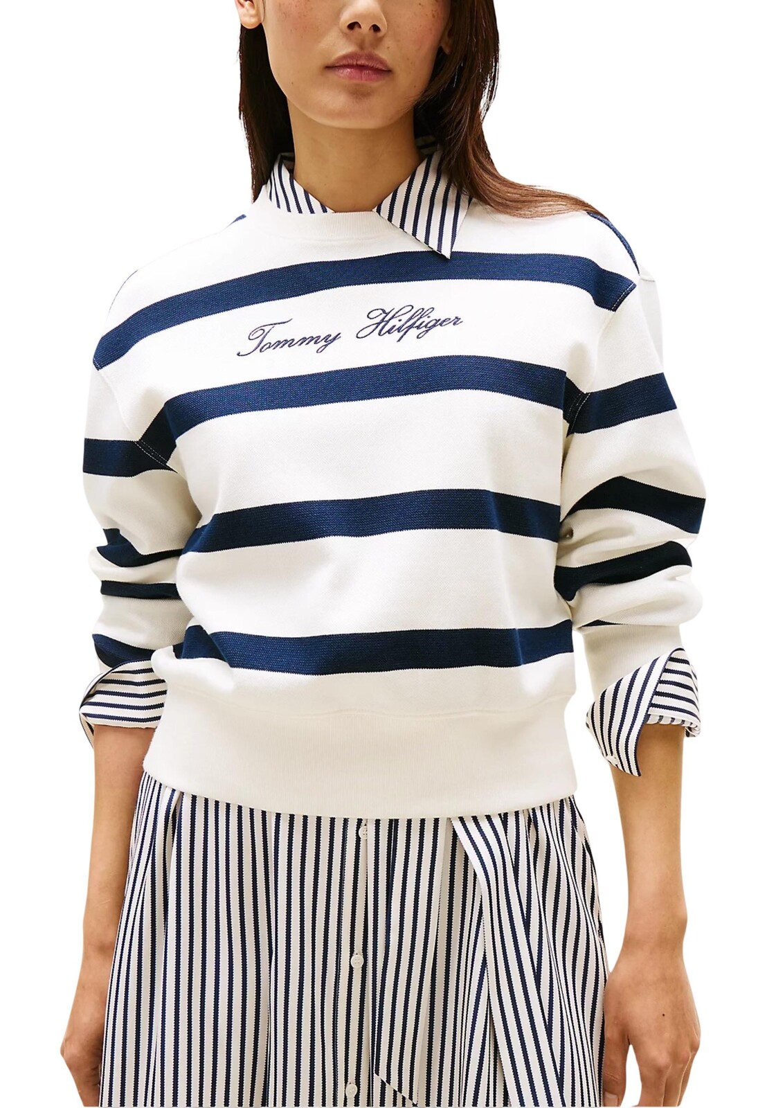 Tommy Hilfiger pruhovaný sveter