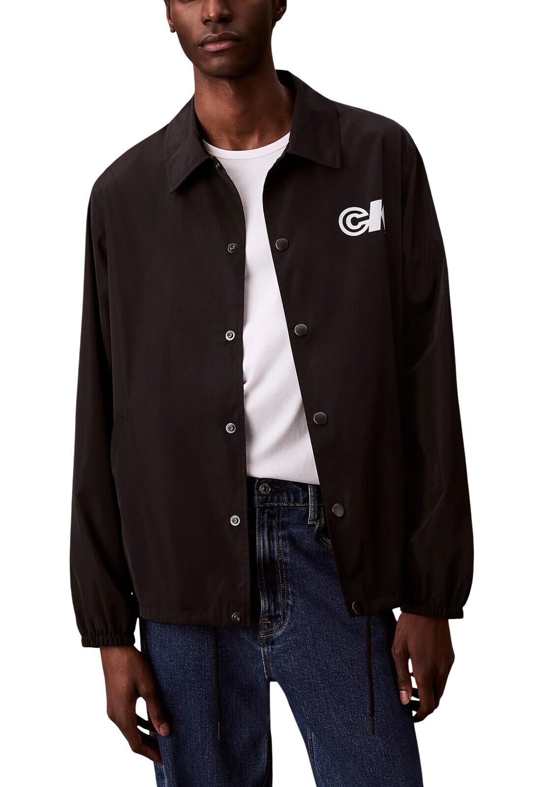 Čierna bunda Calvin Klein Jeans