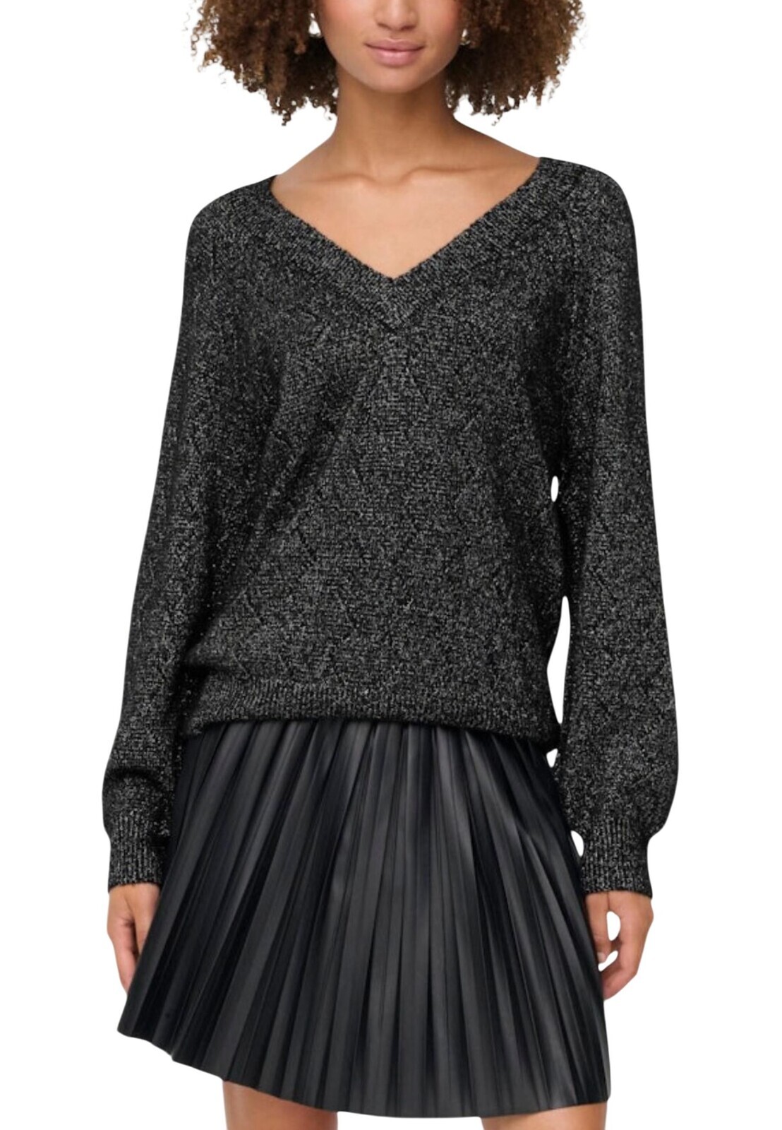 Jacqueline De Yong sveter s výstrihom do V