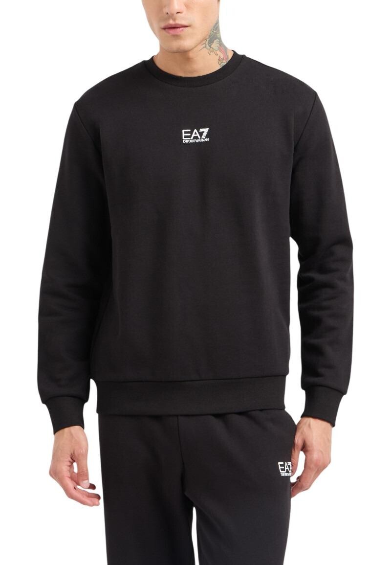 Čierna mikina EA7 Emporio Armani