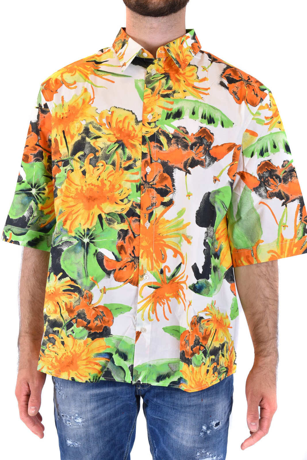 Pánska kvetinová košeľa Msgm