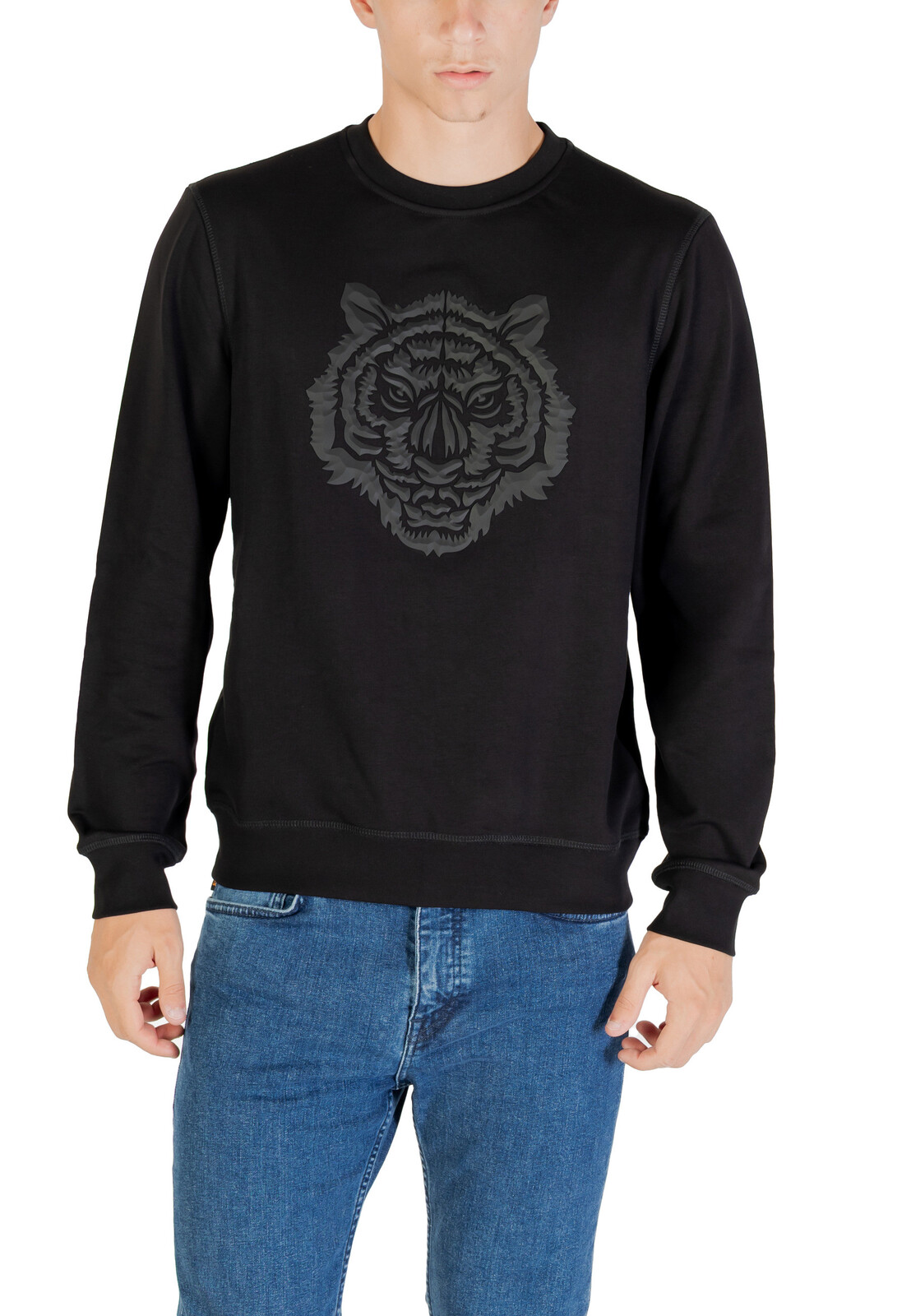 Antony Morato čierna mikina s tigrom