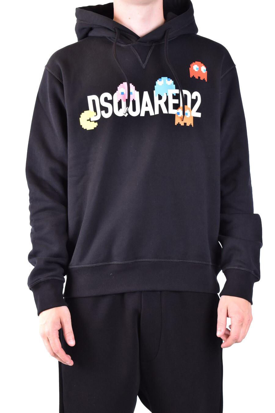 Čierna mikina s kapucňou Dsquared2