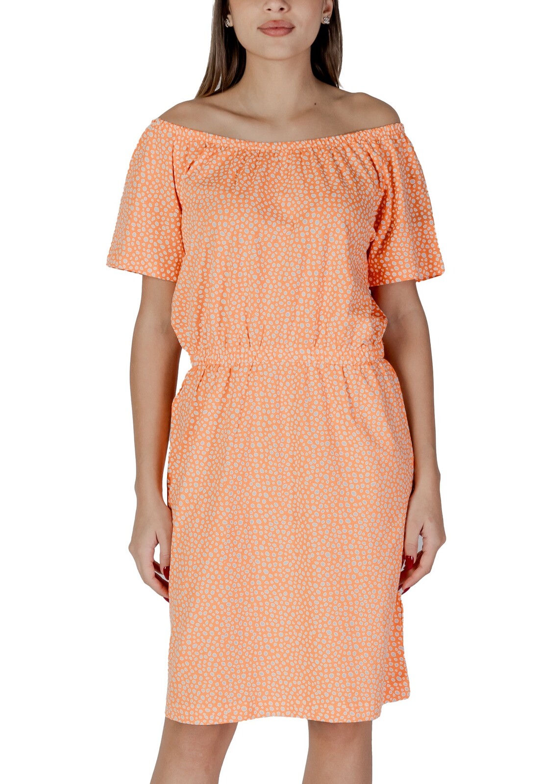 B.young dámske šaty s bodkami