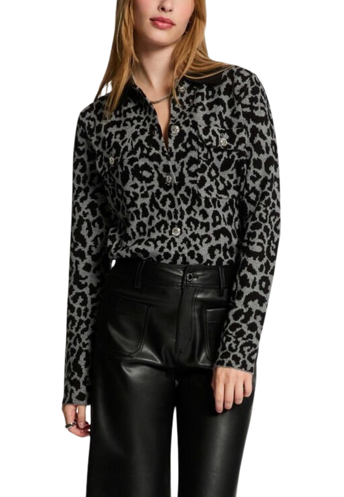Leopardí kardigan Morgan De Toi