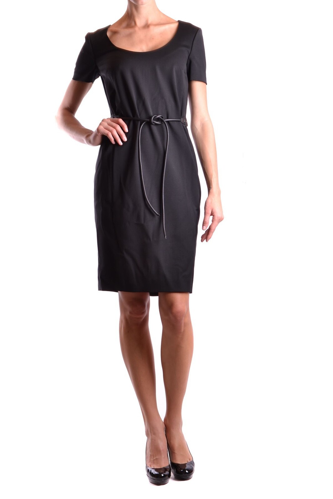 Čierne košeľové šaty Dsquared