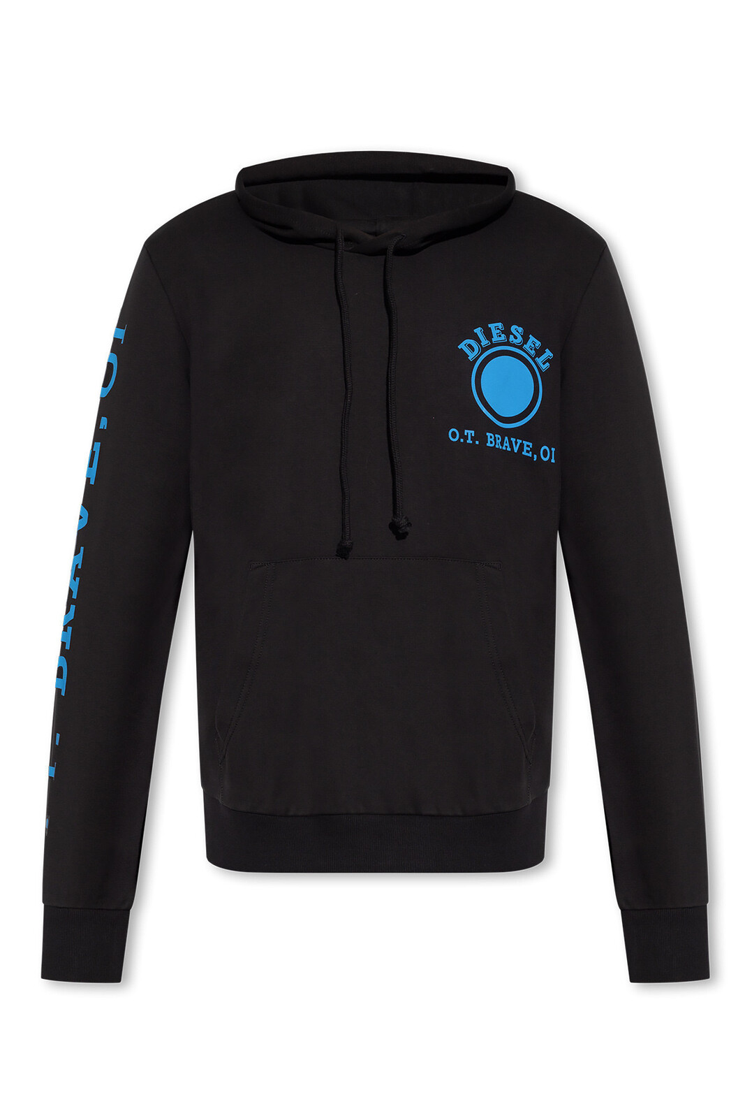 Diesel čierna mikina s potlačou