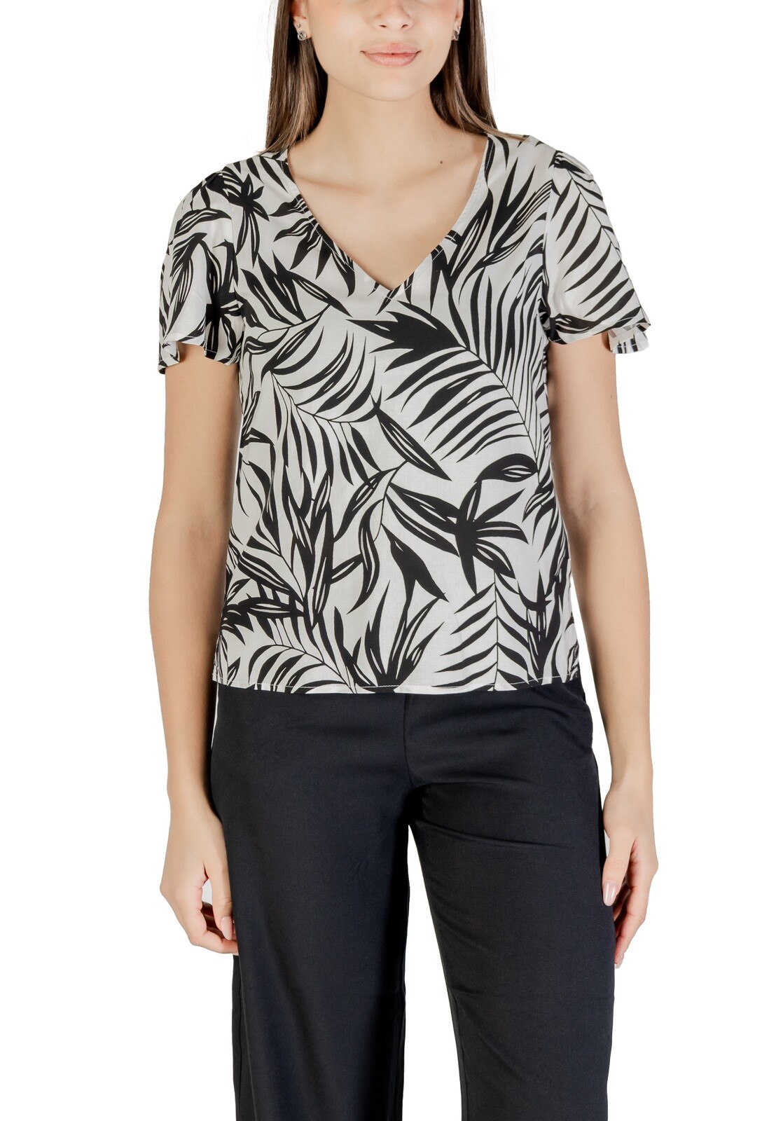 Vero Moda vzorovaná blúzka s krátkym rukávom