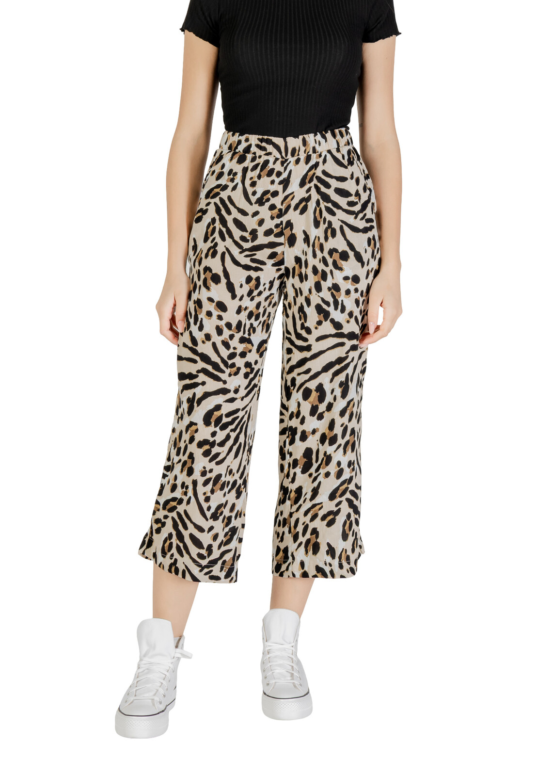 Ichi dámske leopardie nohavice