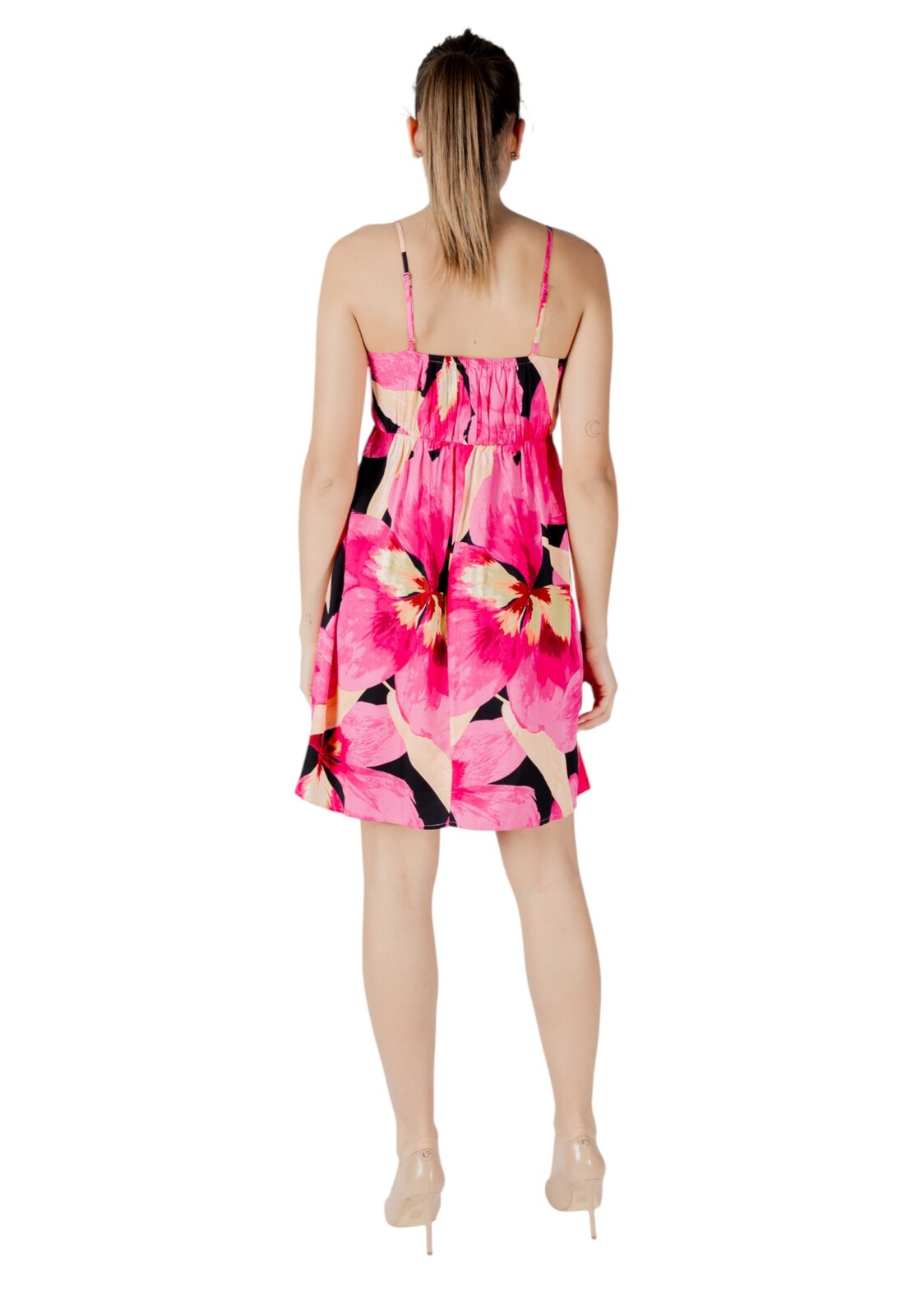 Kvetinové mini šaty s ramienkami