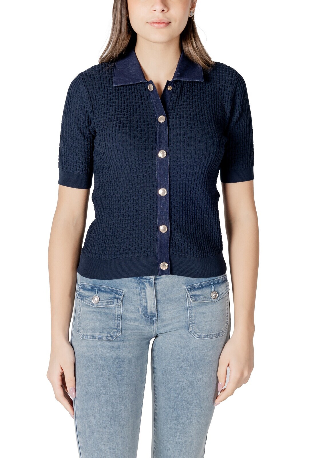 Modrý kardigan Morgan De Toi