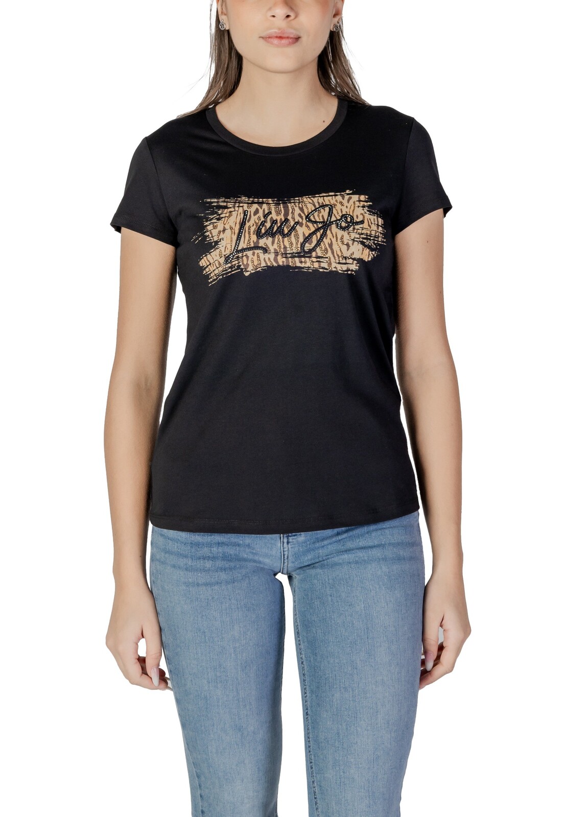 Čierne tričko Liu Jo s potlačou