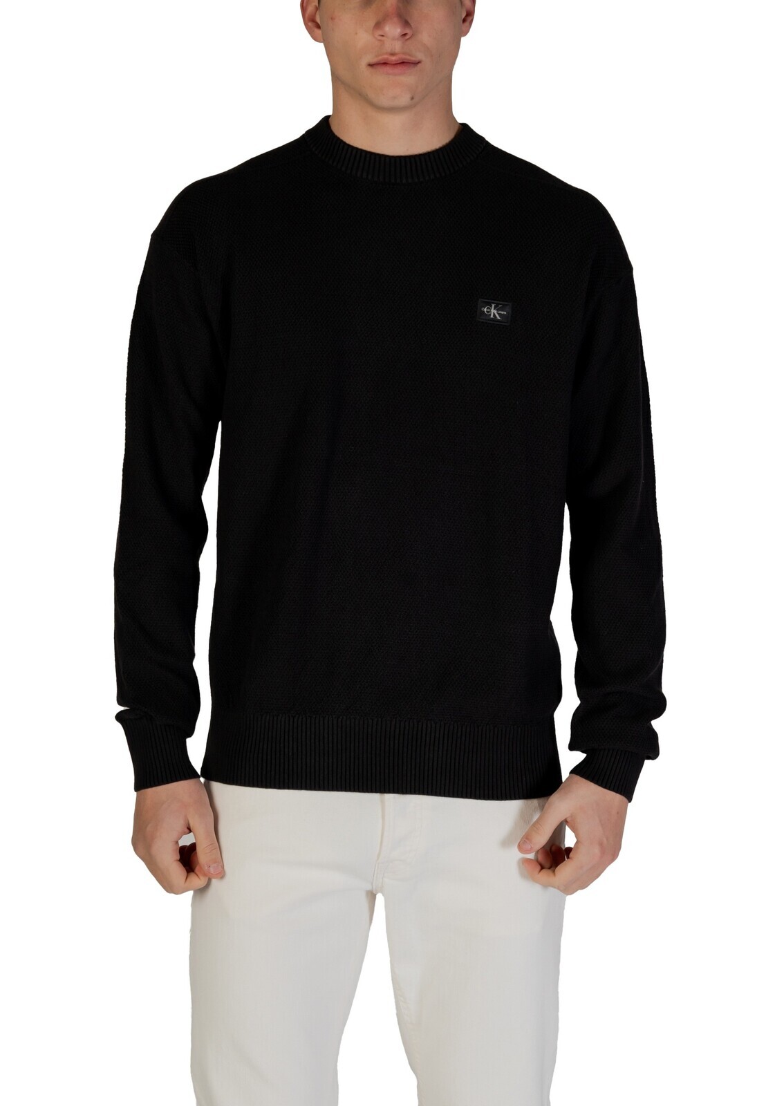 Čierny sveter Calvin Klein Jeans