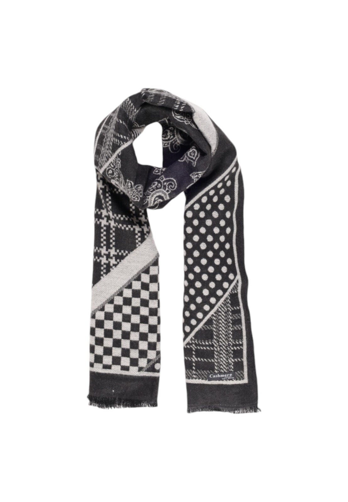 Šál Sandro Ferrone s geometrickým vzorom