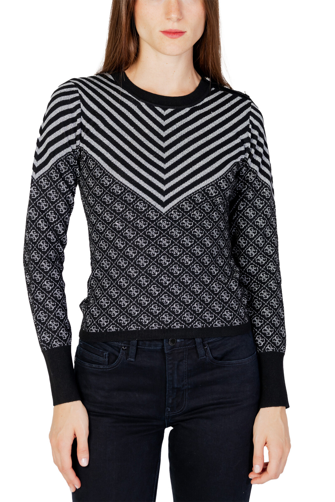 Dámsky vzorovaný sveter Guess