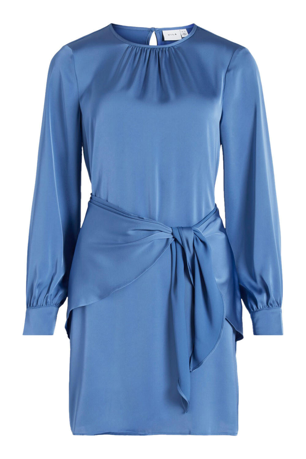 Modré košeľové šaty Vila Clothes