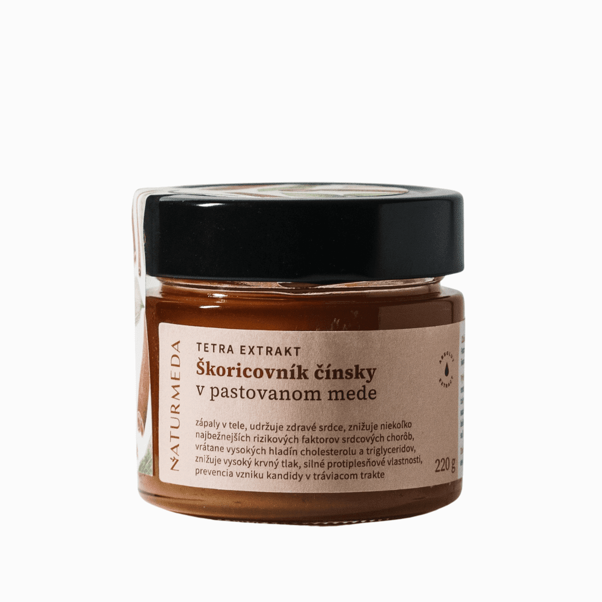 Terapeutický med so škoricou - 220g - Naturmeda