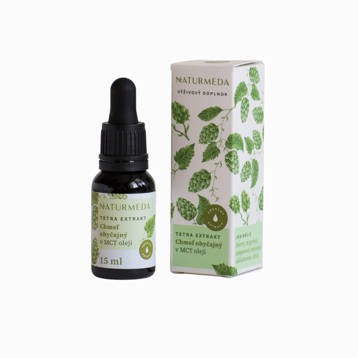 Chmeľ obyčajný – Tetra bylinný extrakt 15 ml - Naturmeda