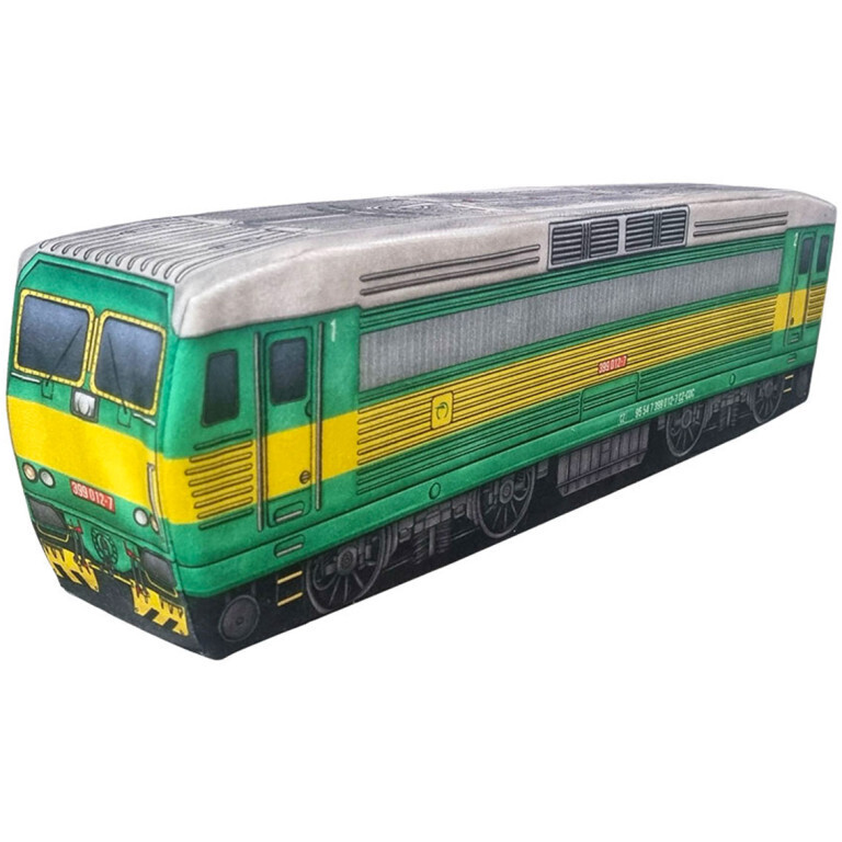 Plyšový vláčik - lokomotíva 372 (zelená)