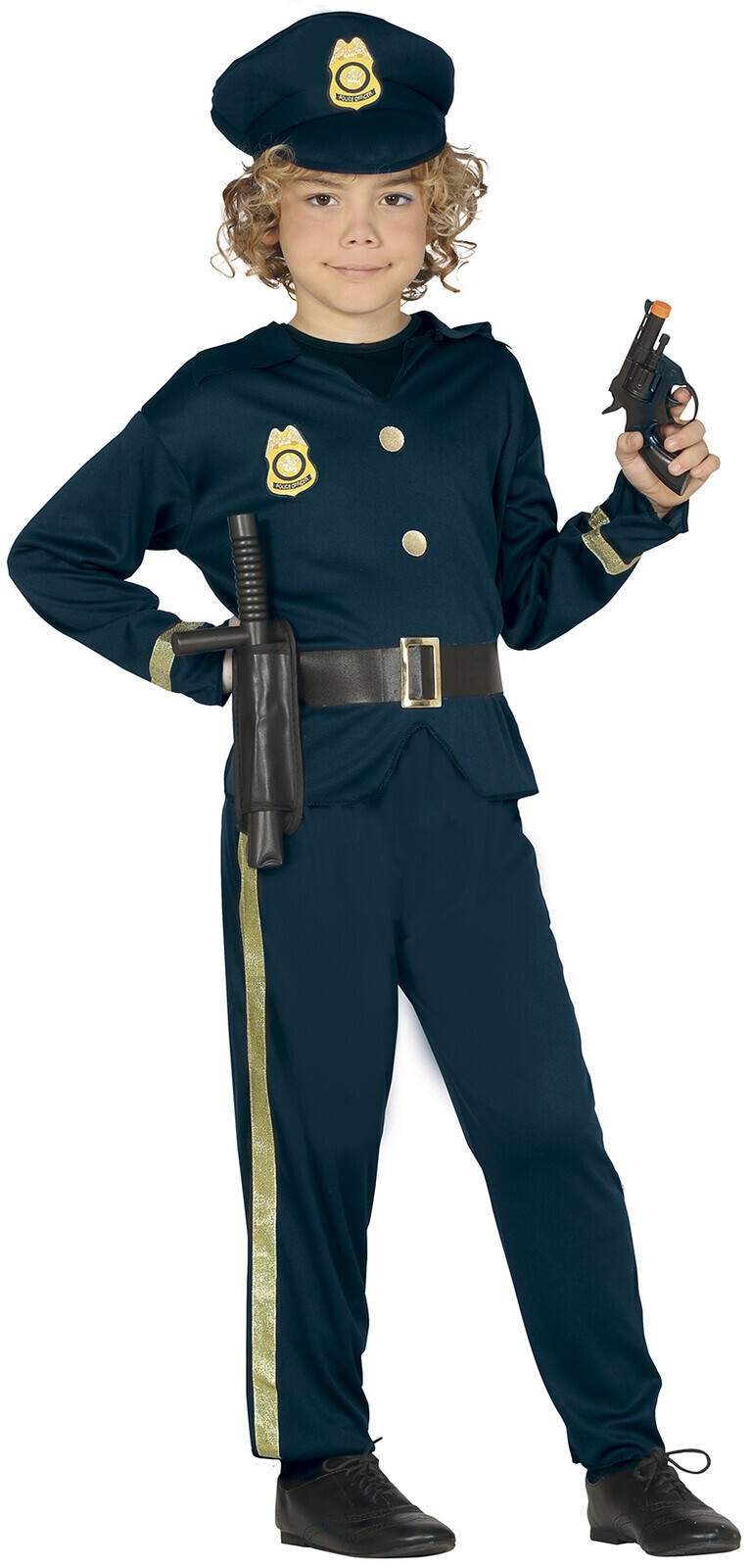 Guirca Kostým policajta - detský Veľkosť - deti: M: 115-123 cm