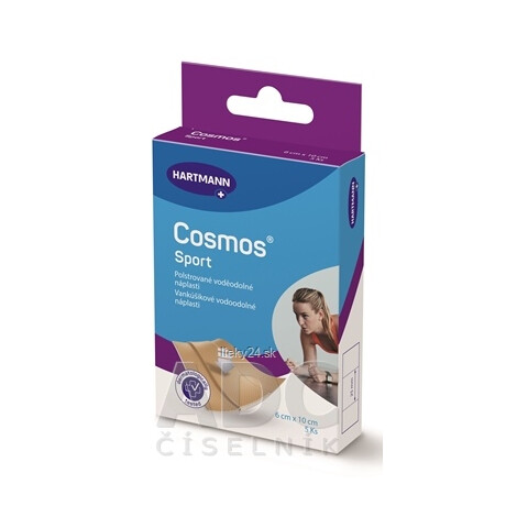 COSMOS Sport náplasť na rany vodeodolná 6x10cm 5ks