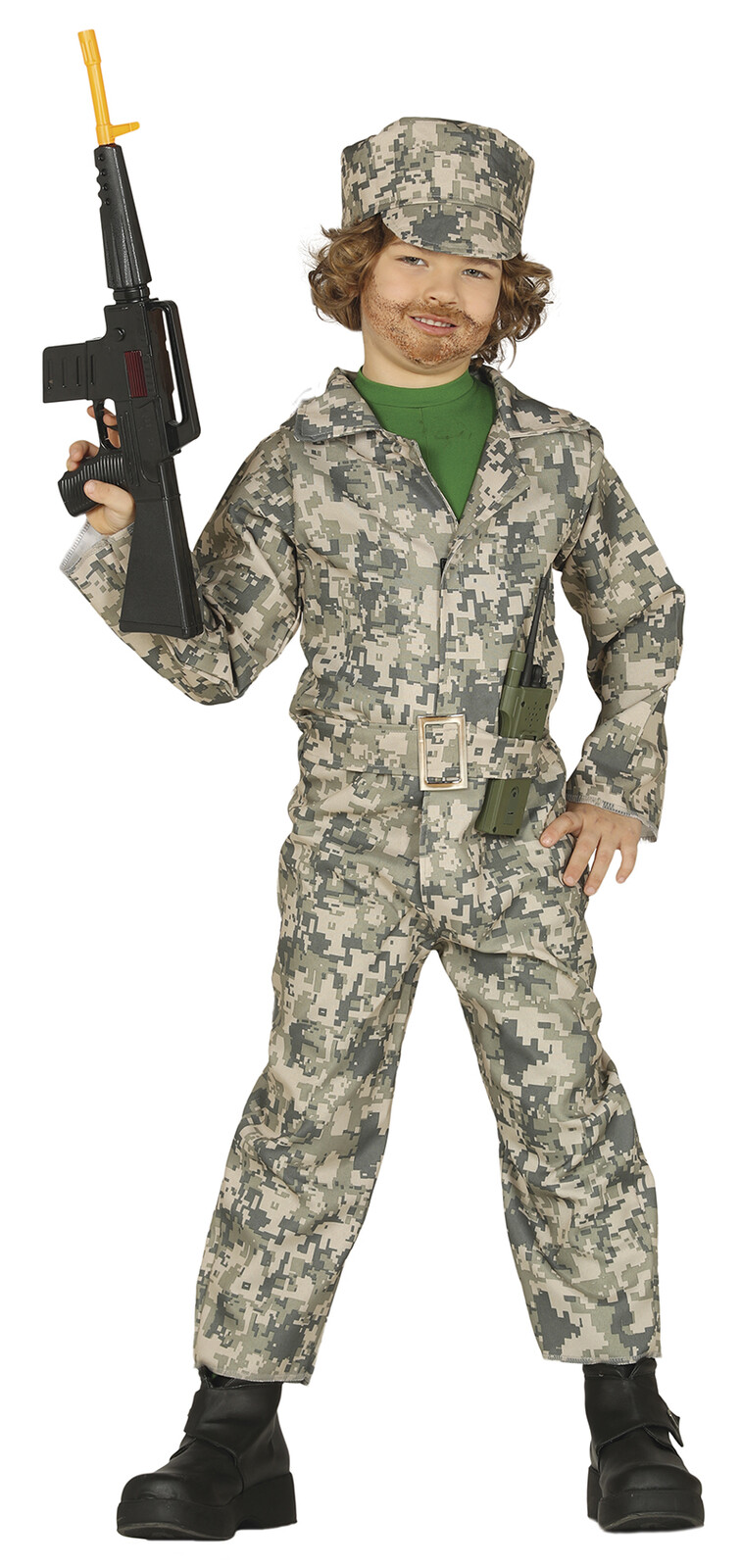 Guirca Detský chlapčenský kostým - Vojak Veľkosť - deti: M: 115-123 cm