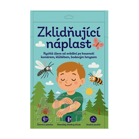 Hydrogélová upokojujúca chladivá náplasť - TPF