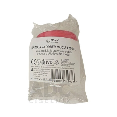 BIOMIC NÁDOBA NA ODBER MOČU