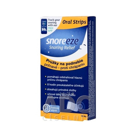 SNOREEZE PRÚŽKY NA PODNEBIE PROTI CHRÁPANIU