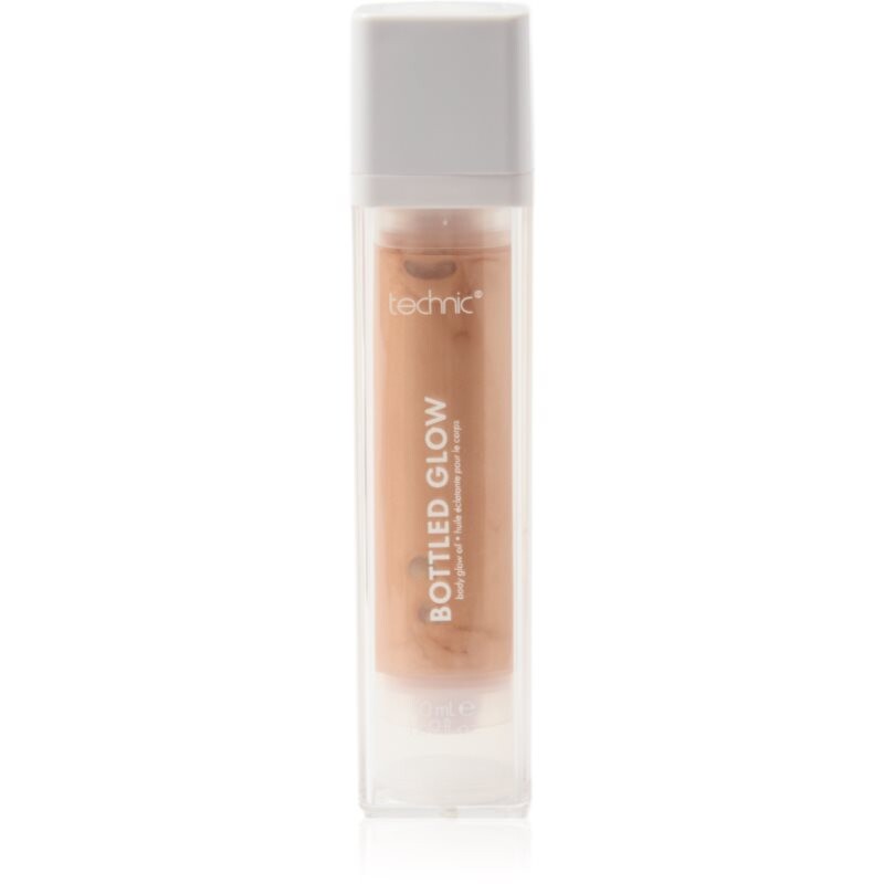Technic Cosmetics Bottled Glow trblietavý bronzujúci olej na telo odtieň Sunset Bronze 50 ml