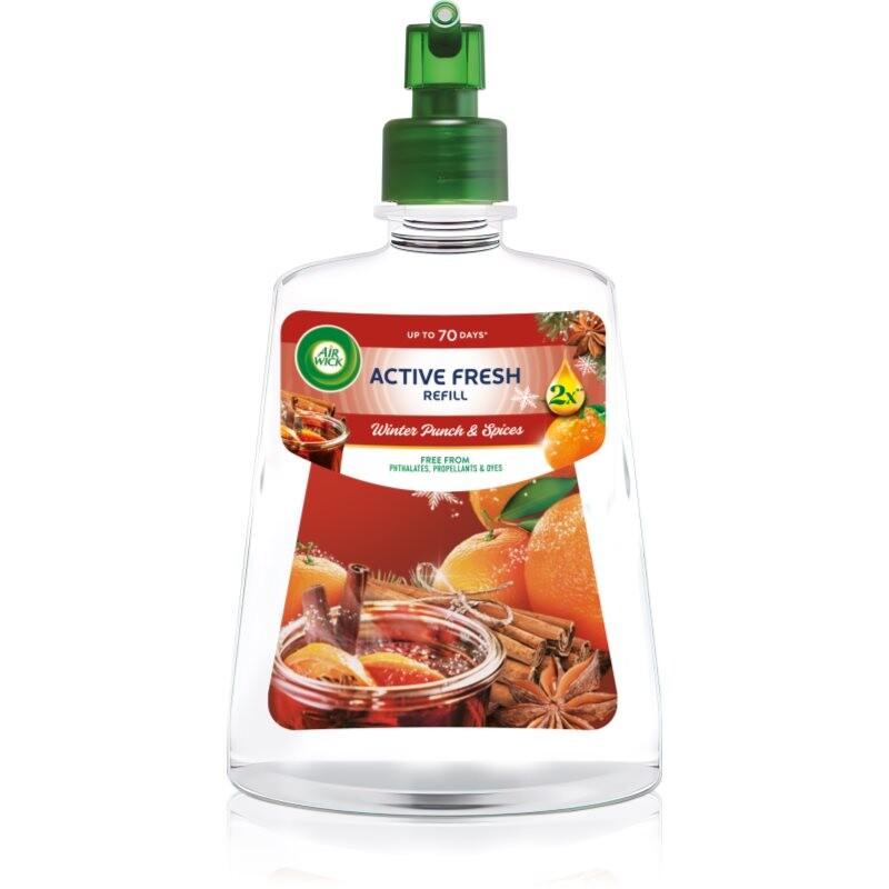 Air Wick Active Fresh Winter Punch & Spices osviežovač vzduchu náhradná náplň 228 ml
