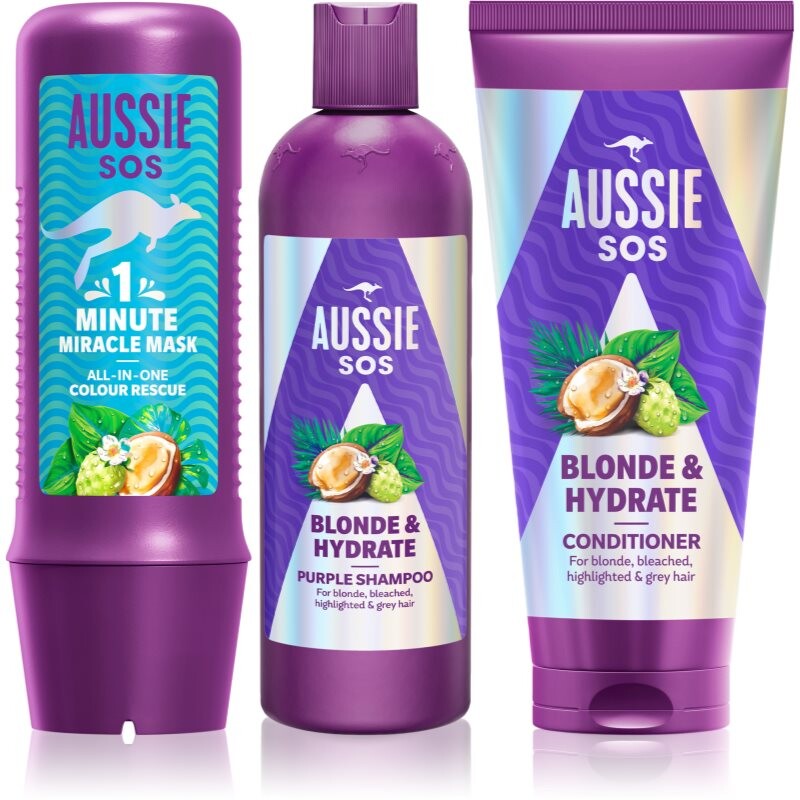 Aussie SOS Blonde & Hydrate sada pre blond vlasy