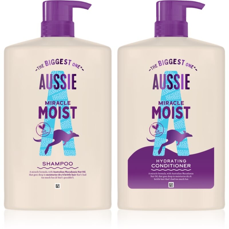 Aussie Miracle Moist sada pre hydratáciu a lesk