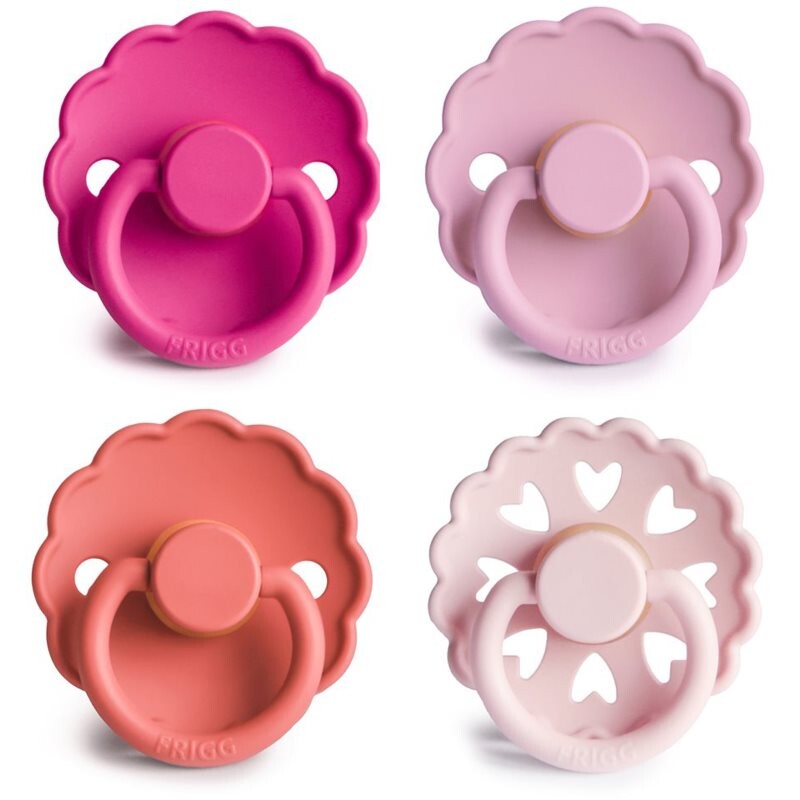 FRIGG Round Latex Rosy Romance cumlík Size 1 4 ks