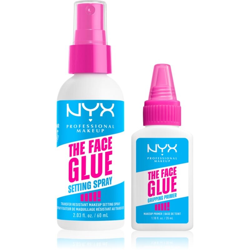 NYX Professional Makeup The Face Glue sada pre perfektný vzhľad