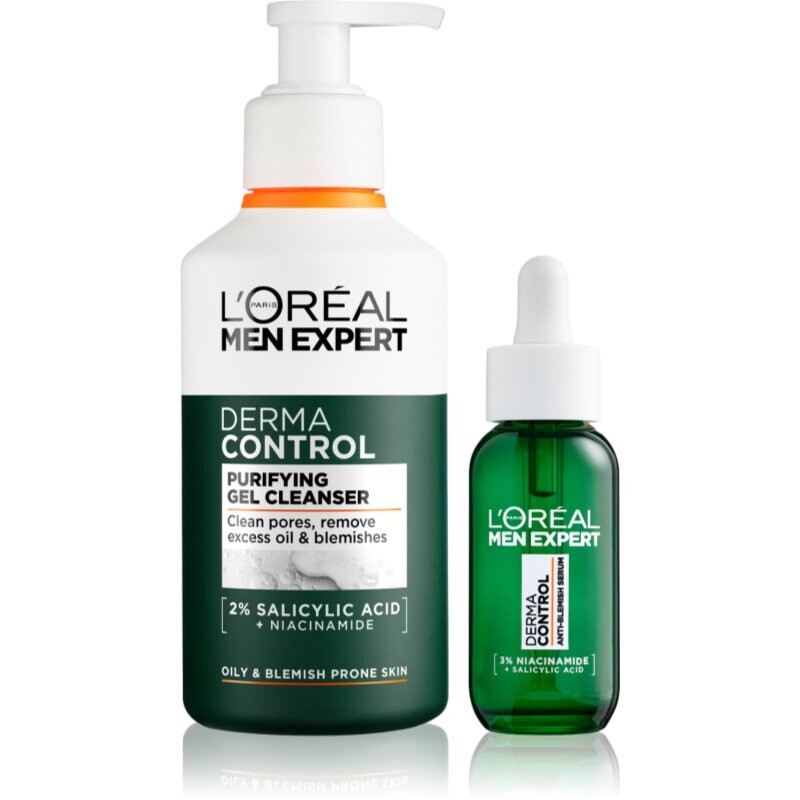 L’Oréal Paris Men Expert Derma Control výhodné balenie proti nedokonalostiam pleti