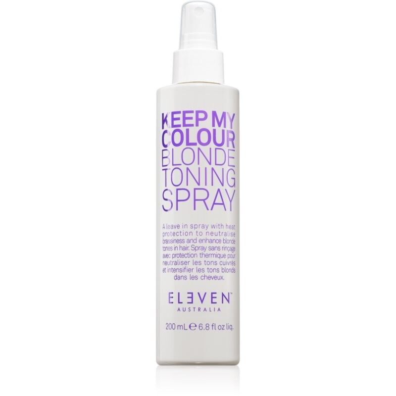 Eleven Australia Keep My Colour Blonde Toning Spray tónovací sprej pre tepelnú úpravu vlasov 200 ml