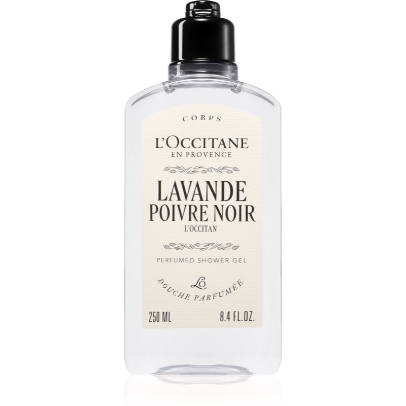L’Occitane Lavande Poivre Noir Perfumed Shower Gel sprchový gél 250 ml