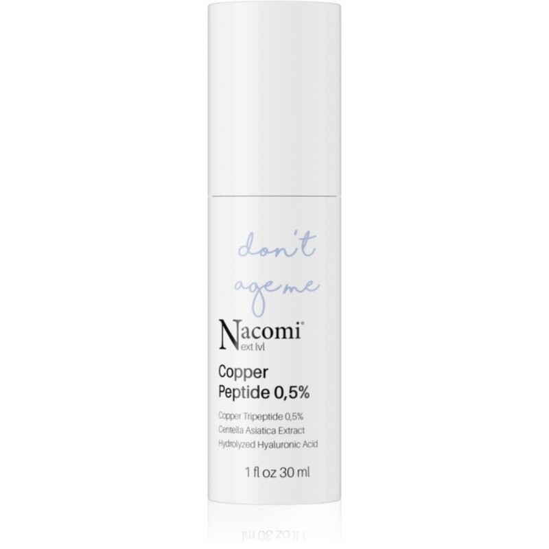 Nacomi Next Level Copper Peptide 0,5 % pleťové sérum s peptidmi 30 ml