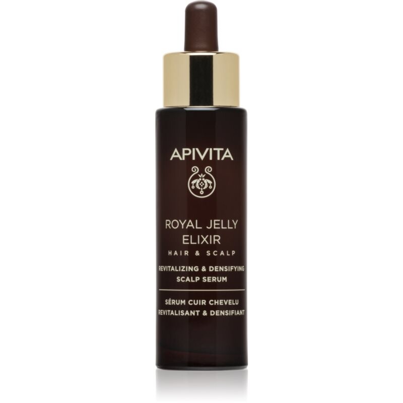 Apivita Royal Jelly Elixir Revitalizing & Densifying Scalp Serum revitalizačné sérum pre pokožku hlavy 50 ml