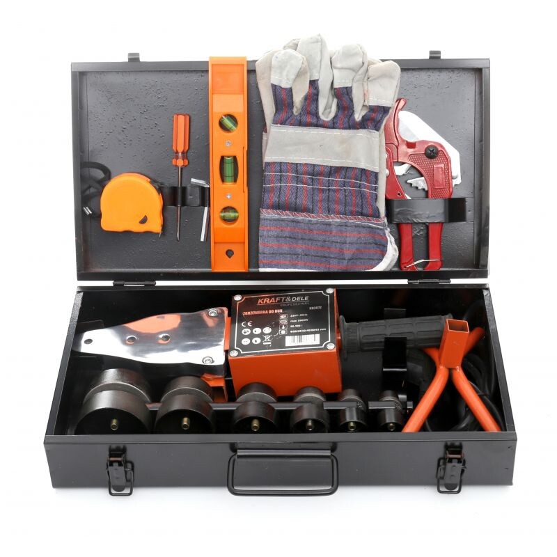 Kraft&Dele Polyfúzna zváračka plastových rúr 2900W 19ks KD3072