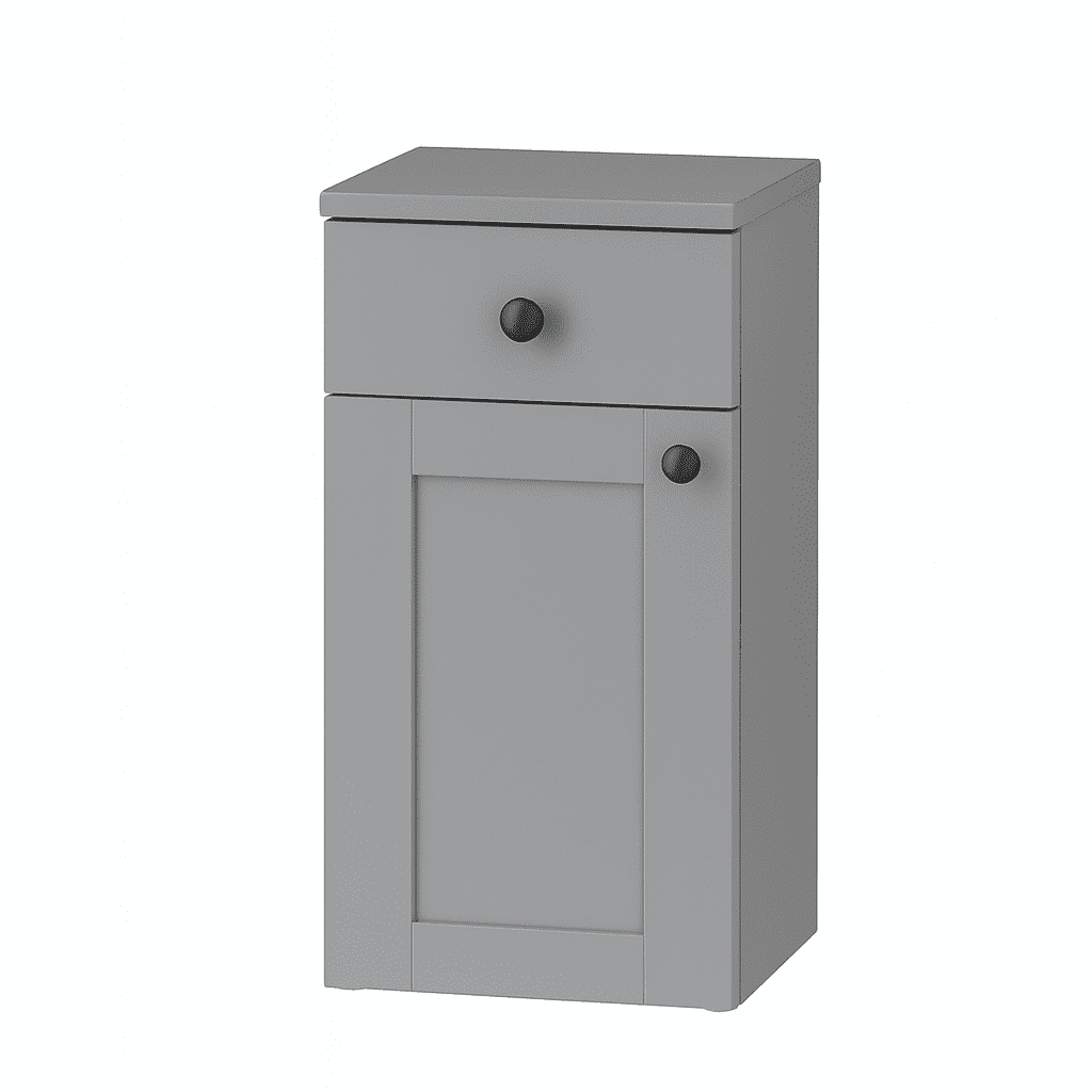 Artstolk Kúpeľňová skrinka nízka SENJA D30 S/1 | sivá
