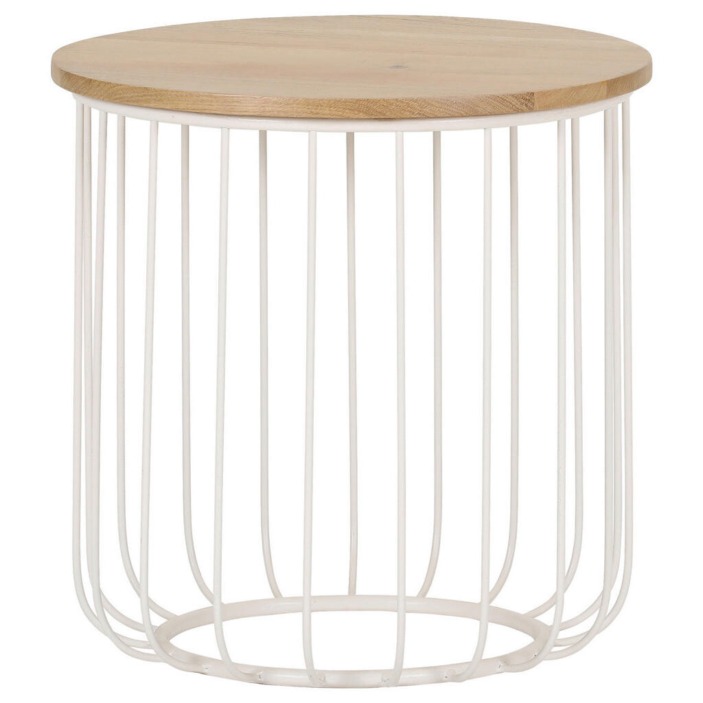 Landscape PRÍRUČNÝ STOLÍK, dub, biela, farba duba