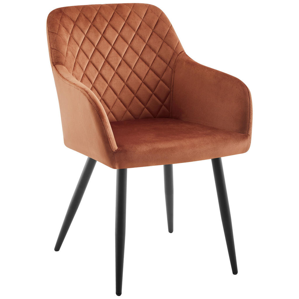 Ti'me STOLIČKA S PODRÚČKAMI, železo, tkaná textília, hnedá, čierna