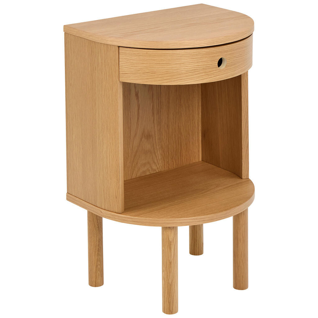 MID.YOU NOČNÝ STOLÍK, farba duba, 40/60/31,5 cm